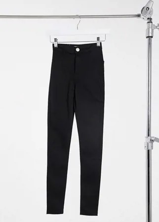 Черные узкие джинсы с завышенной талией Glamorous-Черный
