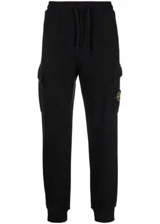 Stone Island спортивные брюки с логотипом Compass