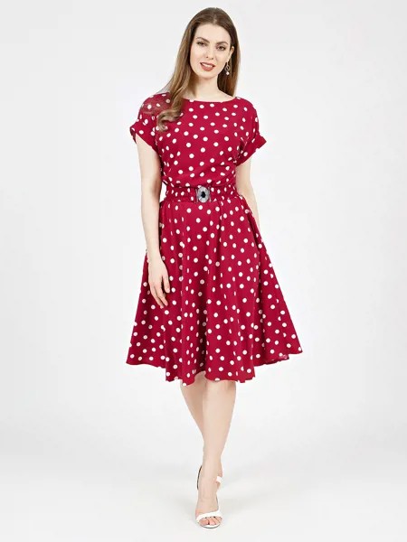 Платье женское Olivegrey Pl000666L(lana) бордовое 42 RU