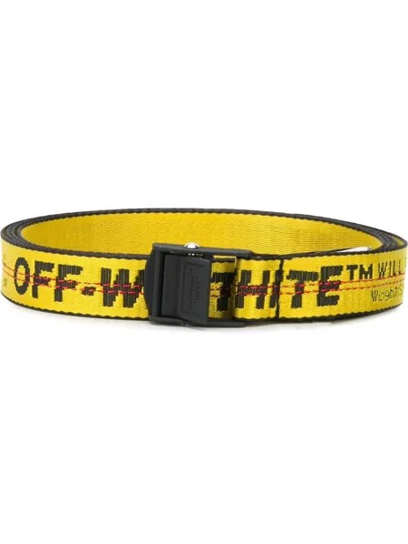 Off-White узкий ремень Industrial с логотипом