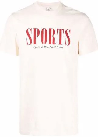 Sporty & Rich футболка с логотипом