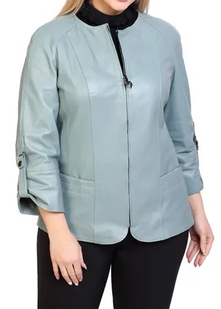 Кожаная куртка женская EXPO FUR S.86 синяя 38
