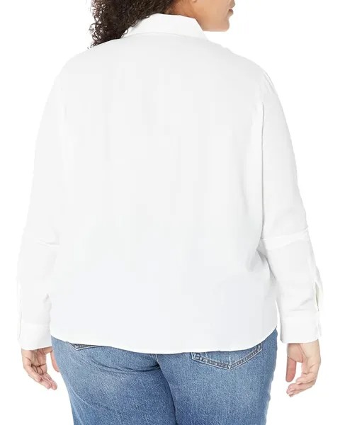 Рубашка MANGO Basic Shirt, цвет Natural White