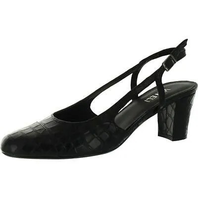 Женские туфли VANELi DELLE, черные, с тиснением на пятке, 9, узкие (S), BHFO 5676