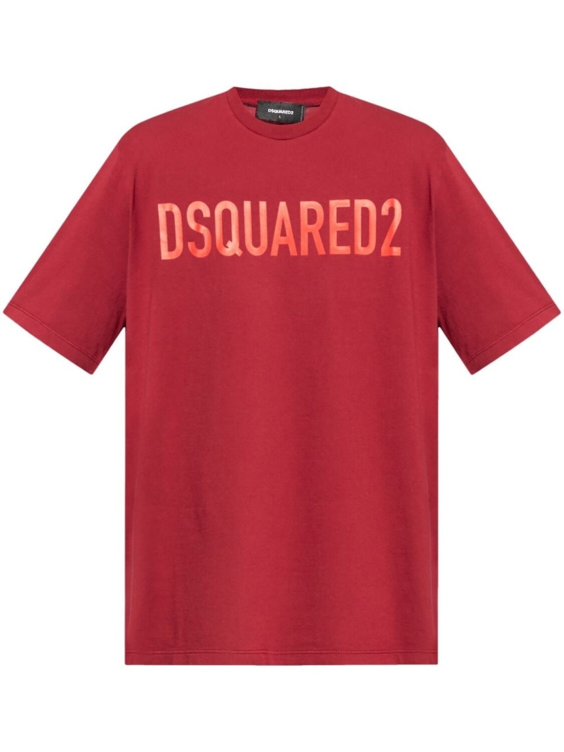 Dsquared2 футболка из хлопка с логотипом, красный