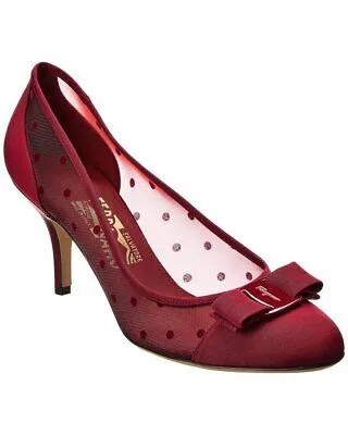 Туфли женские Ferragamo Carladots Vara красные 9 B