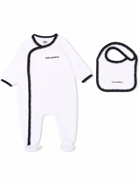 Karl Lagerfeld Kids пижама с вышитым логотипом