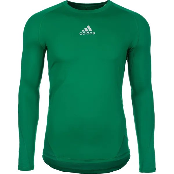 Лонгслив adidas Performance Trainingsshirt AlphaSkin, зеленый