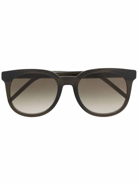 Saint Laurent Eyewear солнцезащитные очки в круглой оправе