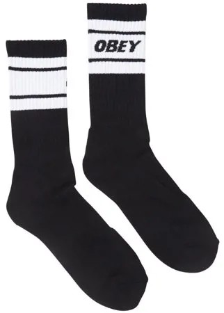 Носки OBEY Cooper Deuce Socks BLACK / WHITE 2021