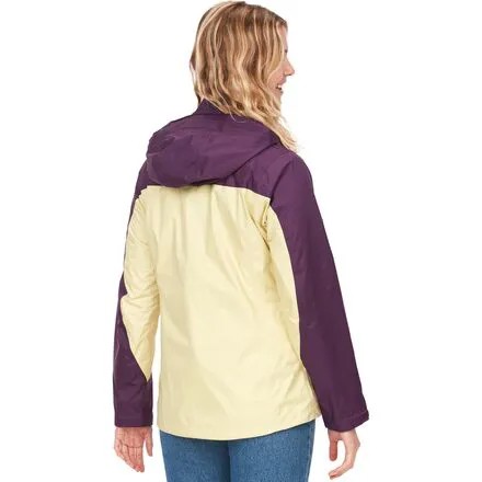 Эко-куртка PreCip женская Marmot, цвет Wheat/Purple Fig