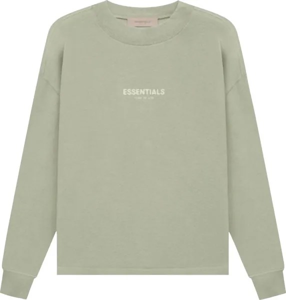 Толстовка Fear of God Essentials Relaxed Crewneck 'Sea Foam', зеленый