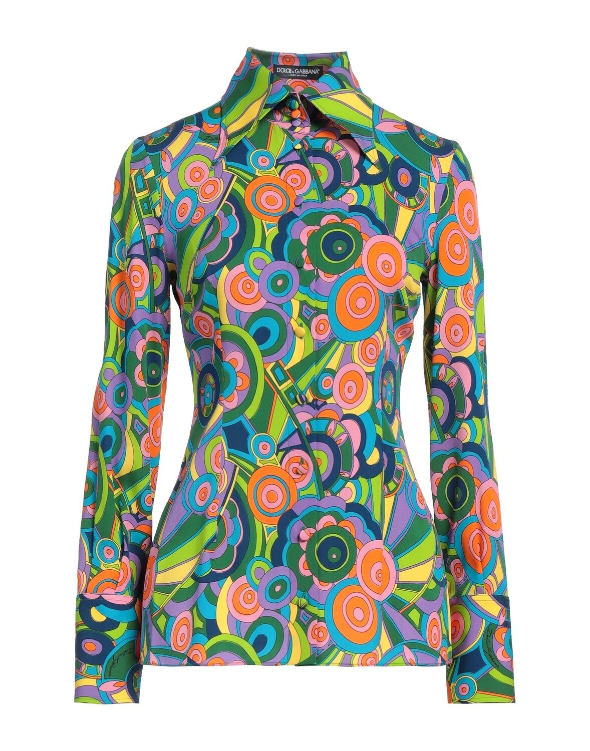 Рубашка Dolce&Gabbana, зеленый