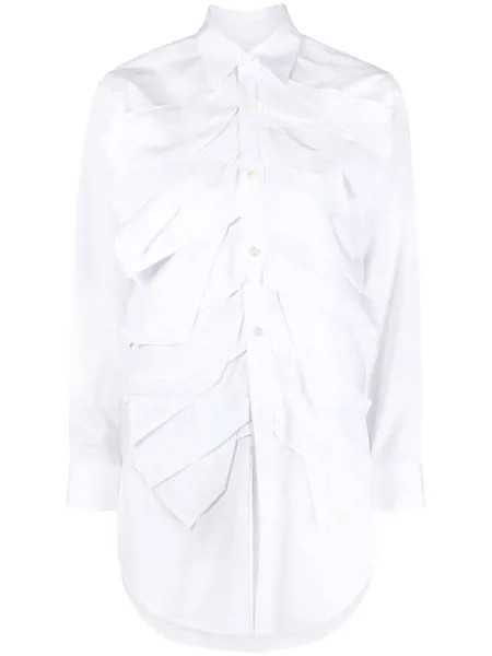 Comme Des Garçons Comme Des Garçons рубашка со складками