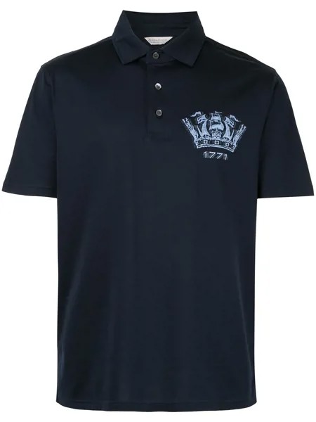 Gieves & Hawkes рубашка-поло с логотипом