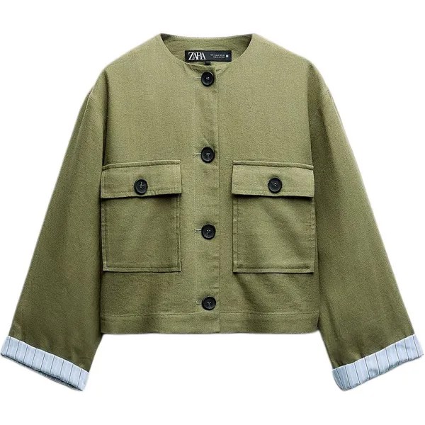 Куртка женская хаки Zara