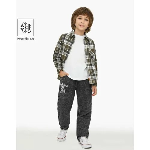 Джинсы  Gloria Jeans, размер 3-4г/104 (28), серый