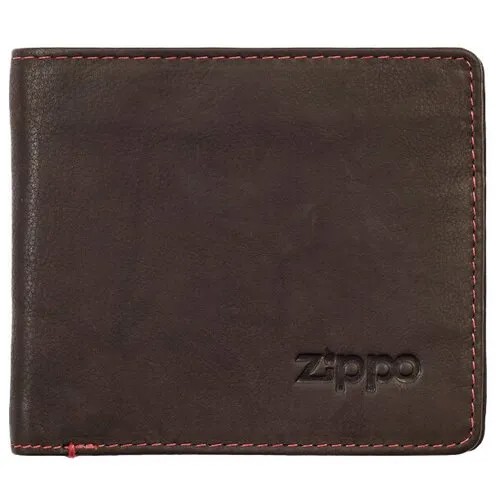 Портмоне Zippo 2005116, фактура гладкая, коричневый