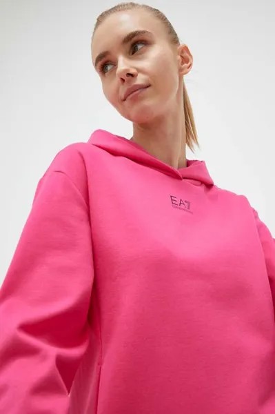 Толстовка EA7 Emporio Armani, розовый