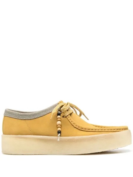 Clarks Originals топсайдеры с бусинами, желтый
