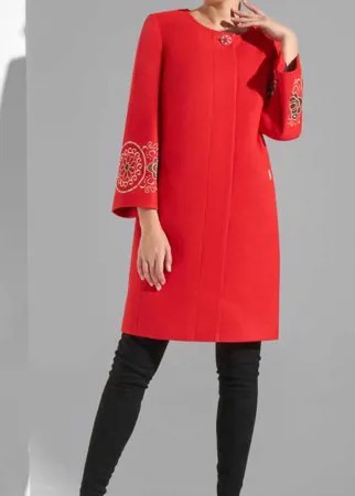 Пальто Lissana-3826/2 В цвете: Красный; Размеры: 52,54