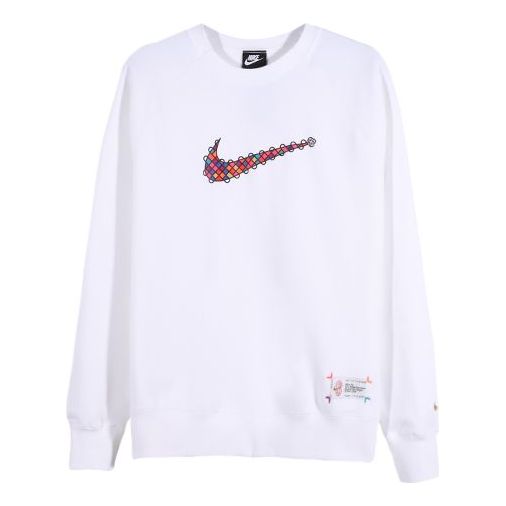 Толстовка Nike MENS Sportswear Casual Sports Crew-neck White, белый