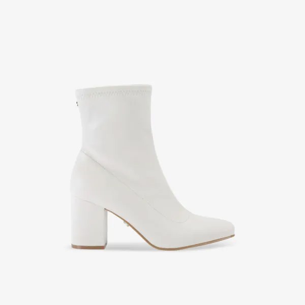 Ботильоны из искусственной кожи на каблуке Strut Carvela, белый