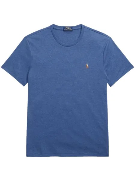 Polo Ralph Lauren футболка с вышивкой Polo Pony, синий