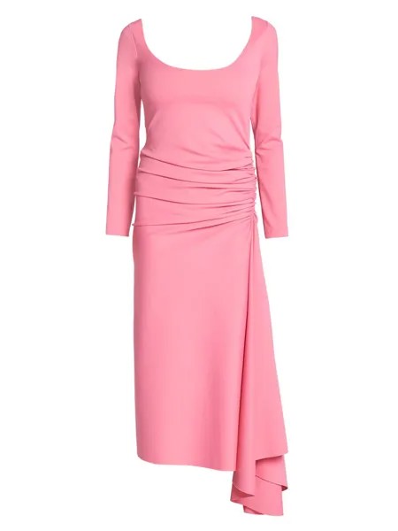 Платье-миди с драпировкой Marni, розовый