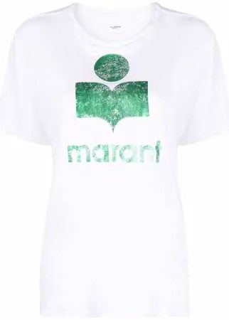 Isabel Marant Étoile футболка Zewel с логотипом