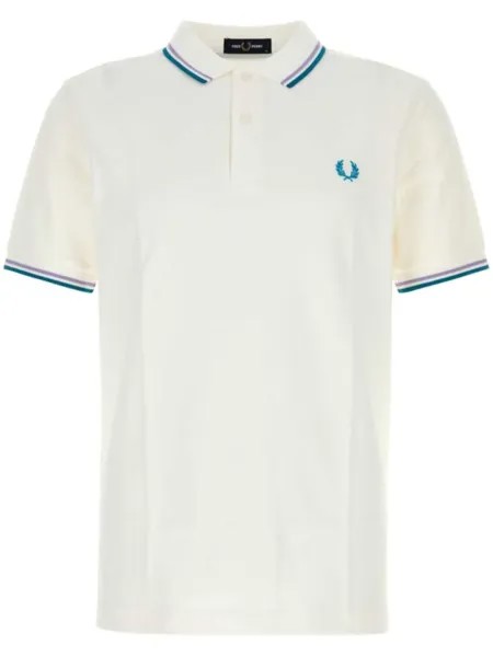 Fred Perry белая рубашка-поло пике