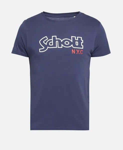 Футболка Schott NYC, темно-синий