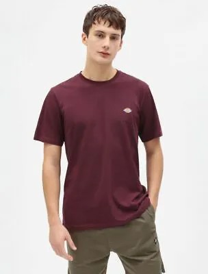 Dickies Mapleton SS Lifestyle футболка мужская темно-бордовая повседневная спортивная футболка