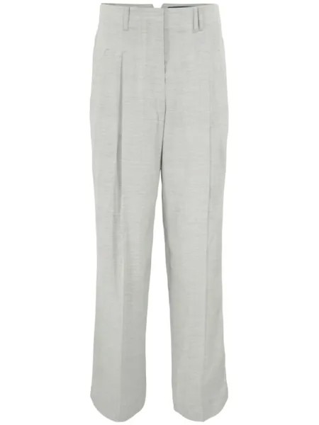 Jacquemus брюки Le Pantalon Titolo строгого кроя, серый