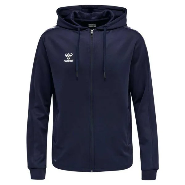 Толстовка Hummel Core XK Poly Full Zip, синий