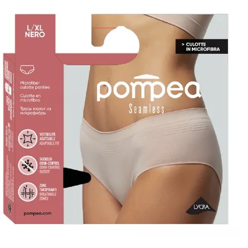POMPEA Трусы женские CULOTTE из микрофибры, телесный, размер S/M, 1 шт