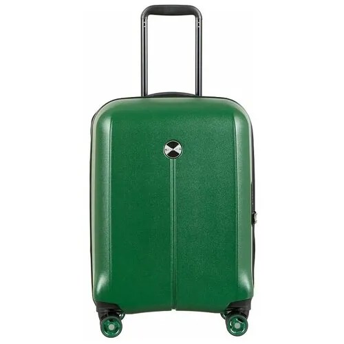 Чемодан-самокат Verage GM20075W20 dark green, 40 л, размер S+, зеленый