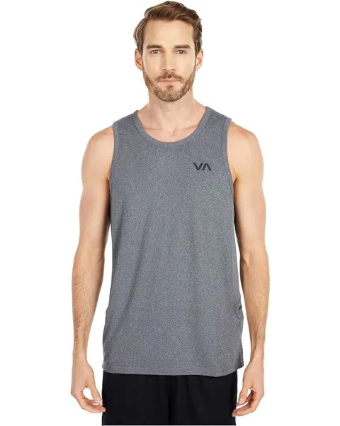 Майка RVCA Sport Vent Tank, цвет Charcoal Heather