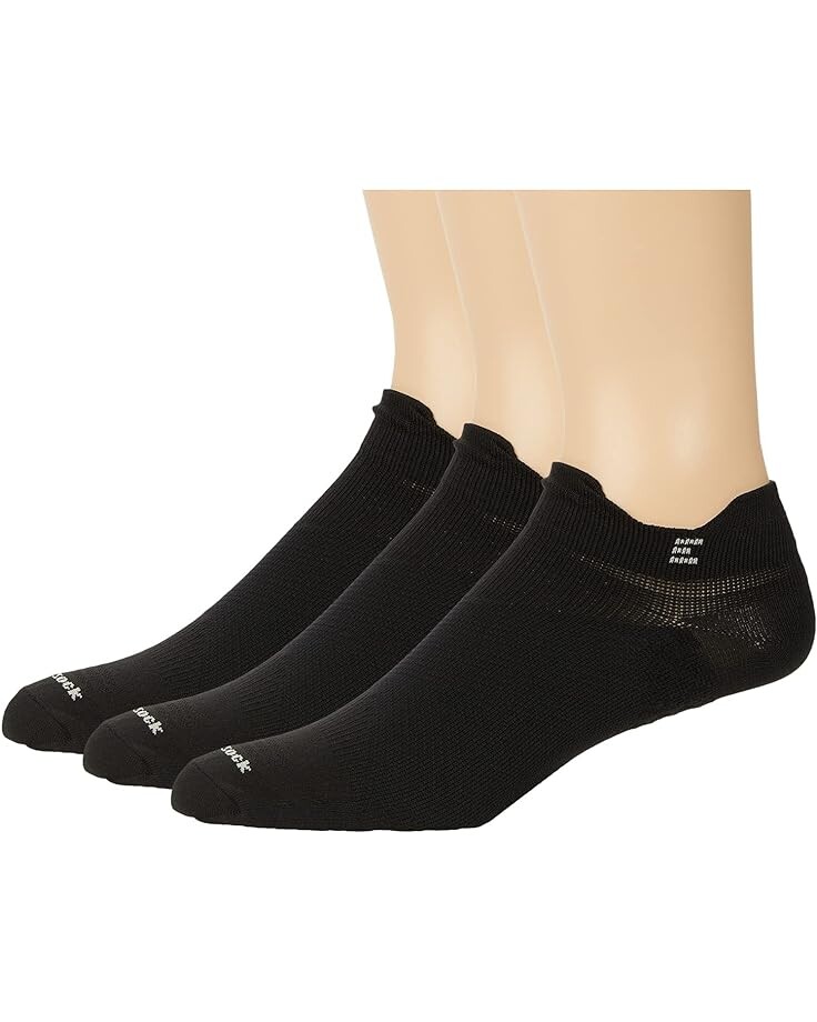Носки Eurosock Pro Golf No Show Tab Sensory Compression 3-Pack, черный