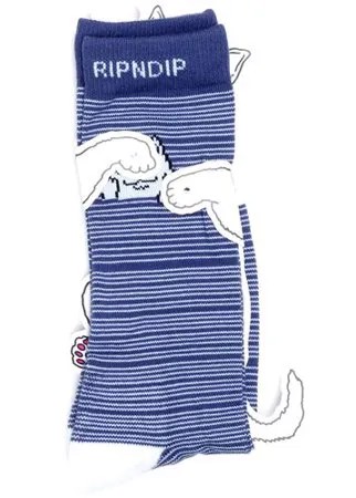 Носки с котом Ripndip Socks - Peek A Nermal - Stripe