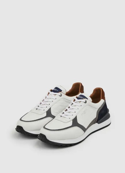 Кроссовки мужские Hackett Grafton Runner белые 44 EU