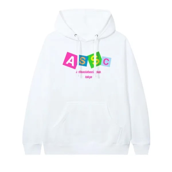 Худи Anti Social Social Club Angle Hair Hoodie 'White', белый