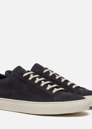 Мужские кеды Common Projects Achilles Low Suede Glassa Sole, цвет чёрный, размер 45 EU