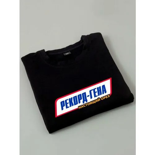 Футболка, размер S, черный