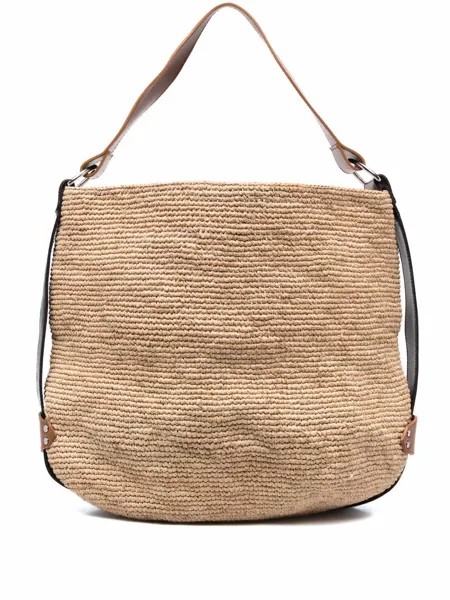 Isabel Marant Bayia woven straw bag