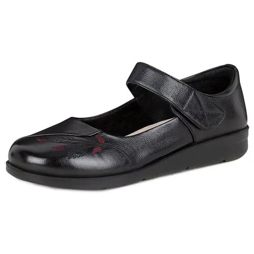 Туфли kari женские JX22S-604-1 размер 38, цвет: черный