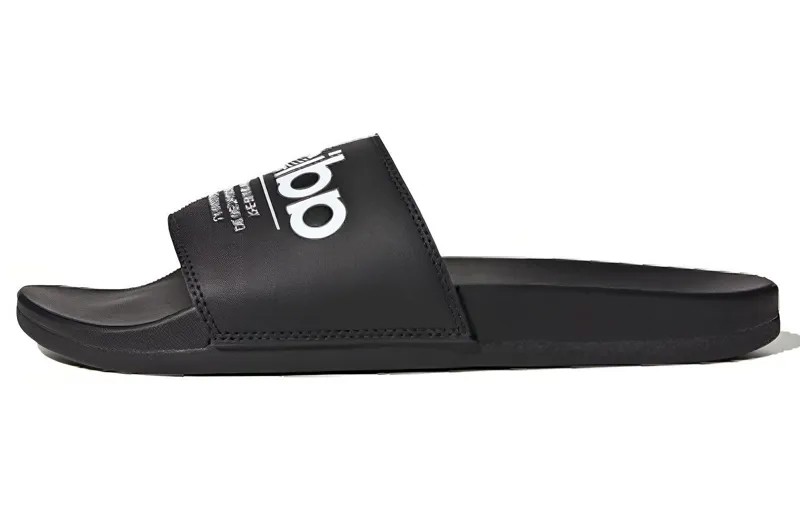 Шлепанцы мужские черные/белые Adidas Neo