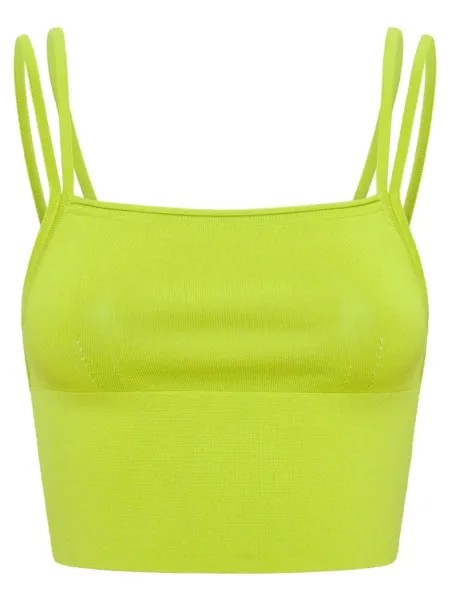 Dion Lee топ с квадратным вырезом, зеленый