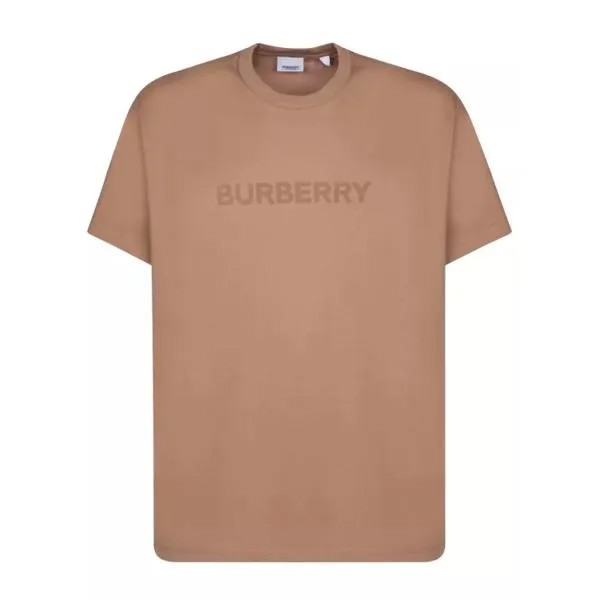 Футболка cotton t-shirt Burberry, коричневый