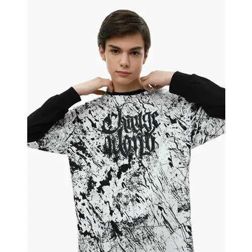 Лонгслив Gloria Jeans, размер 10-12л/146-152, белый